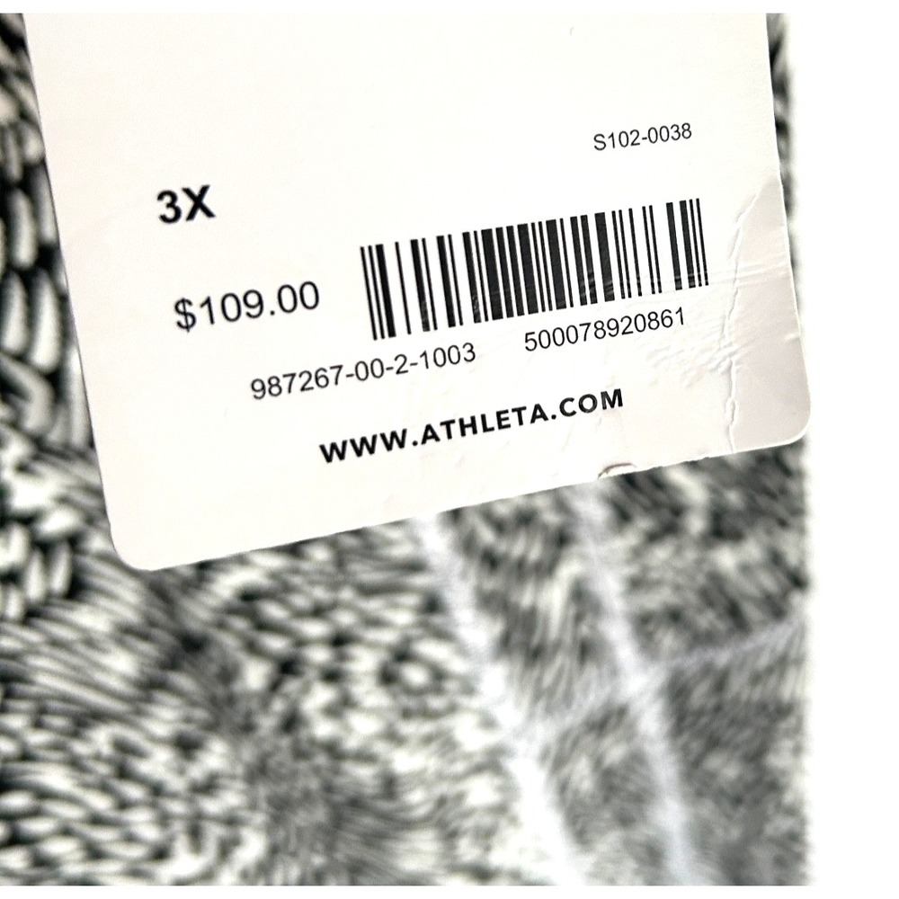 Athleta Ultimate Stash II Textured Tights Pants Womens 3X Plus Yoga NWT $109 - Picture 4 of 16